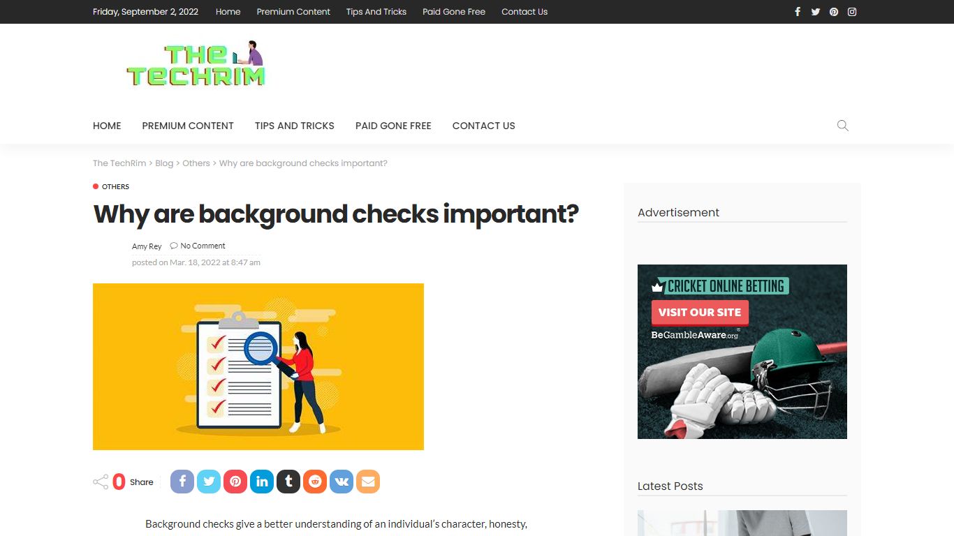 Why are background checks important? | The TechRim