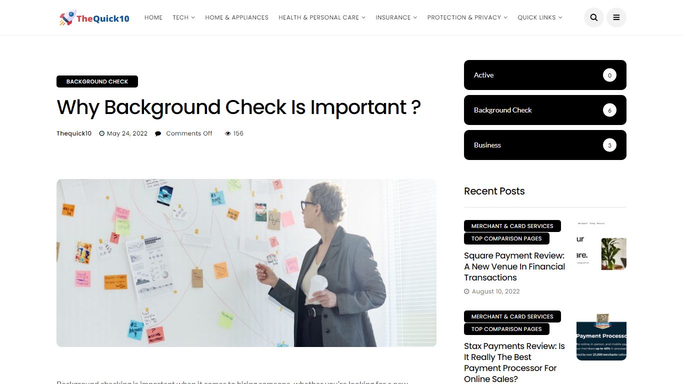 Why Background Check is Important ? - TheQuick10